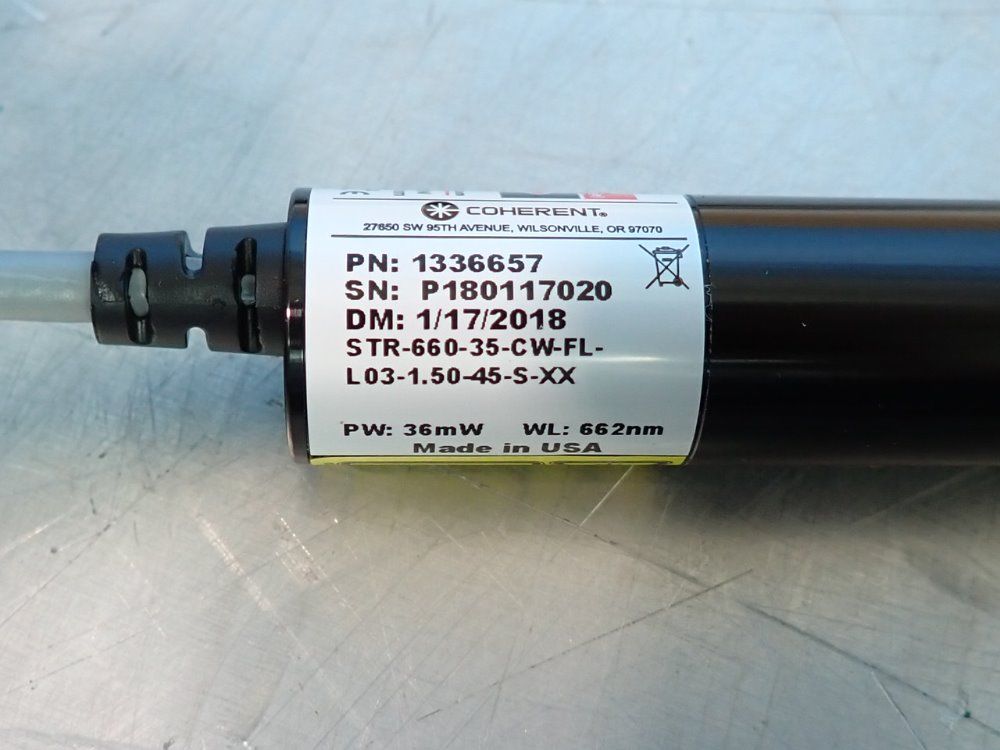 Coherent Laser Diode Module - Str-660-35-cw-fl-l03-1.50-45-s-xx