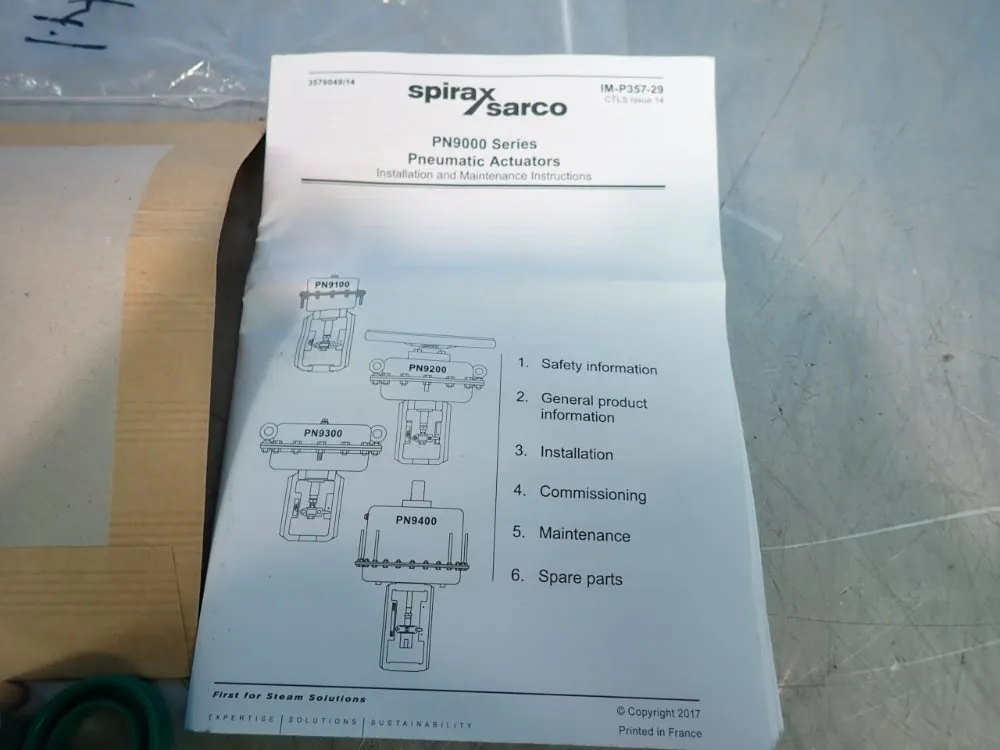 Spirax Sarco Seal Kit