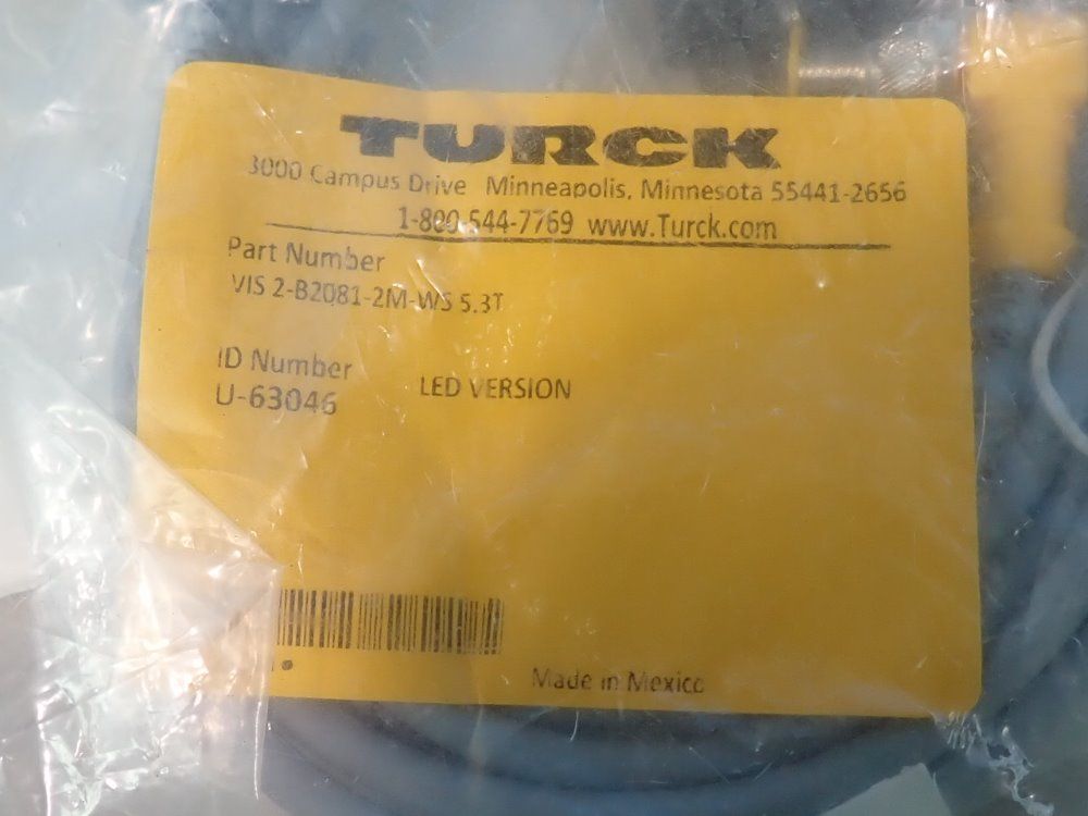 Turck Automation Cable - Vis 2-b2081-2m-ws5.3t