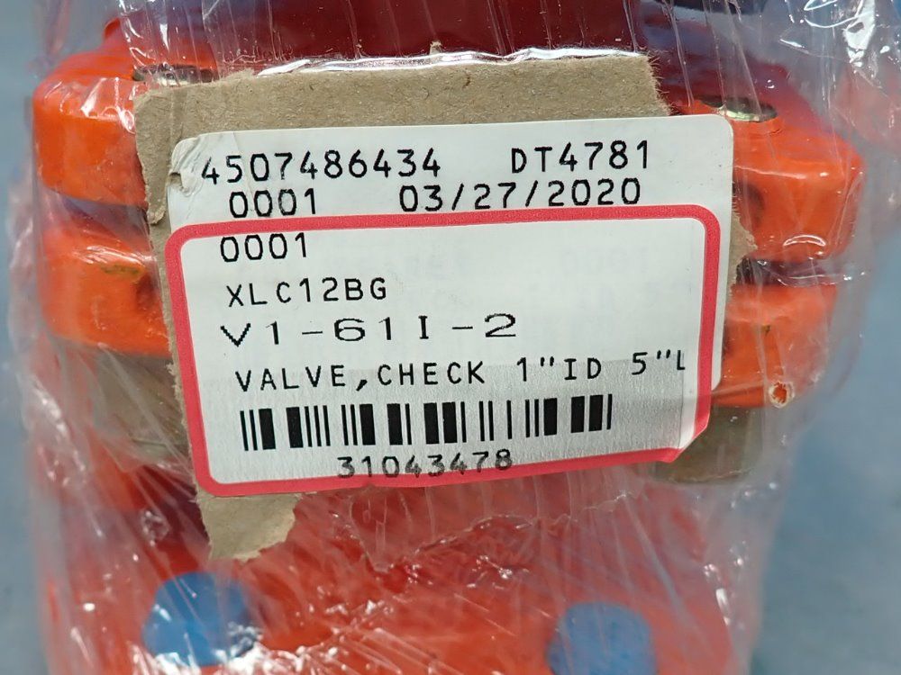 Xomox 1" Check Valve - Xlc12b