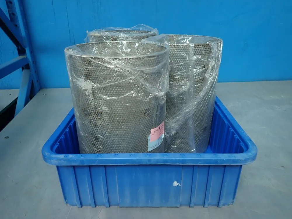 8" Dia. X 13" Lot Of 3 Strainers