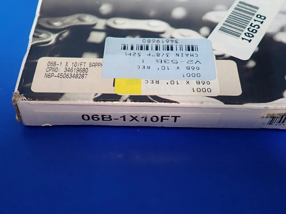 Renold / Sapphire 10 Ft Roller Chains - 06b-1/10ft / 40a1hsx10ft