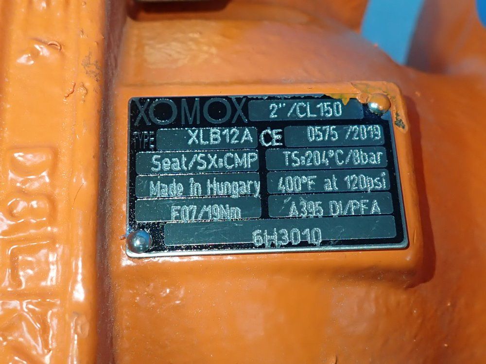Xomox 2" Ball Valve - Xlb12a