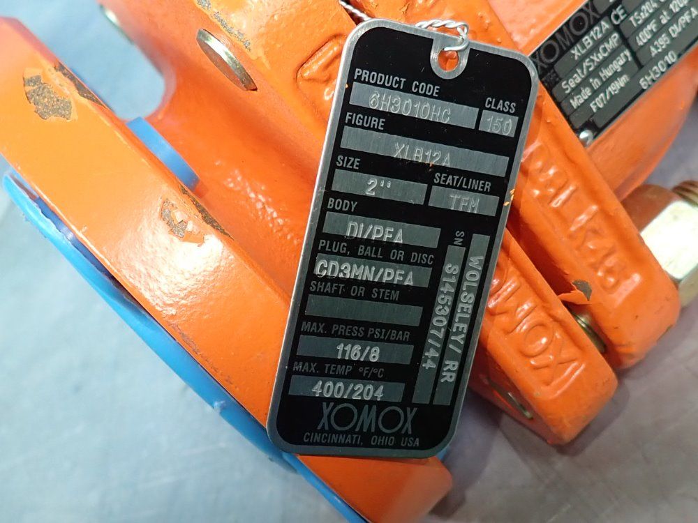 Xomox 2" Ball Valve - Xlb12a