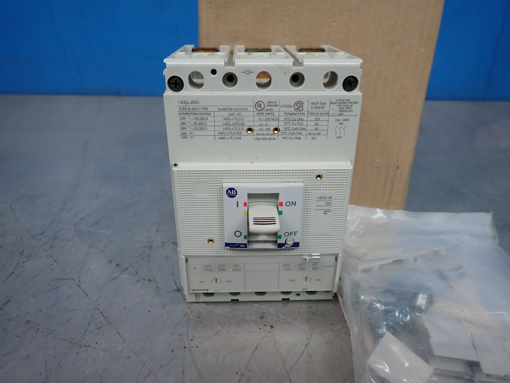 Allen Bradley Circuit Breaker Assembly - 140g-j6f3-d12
