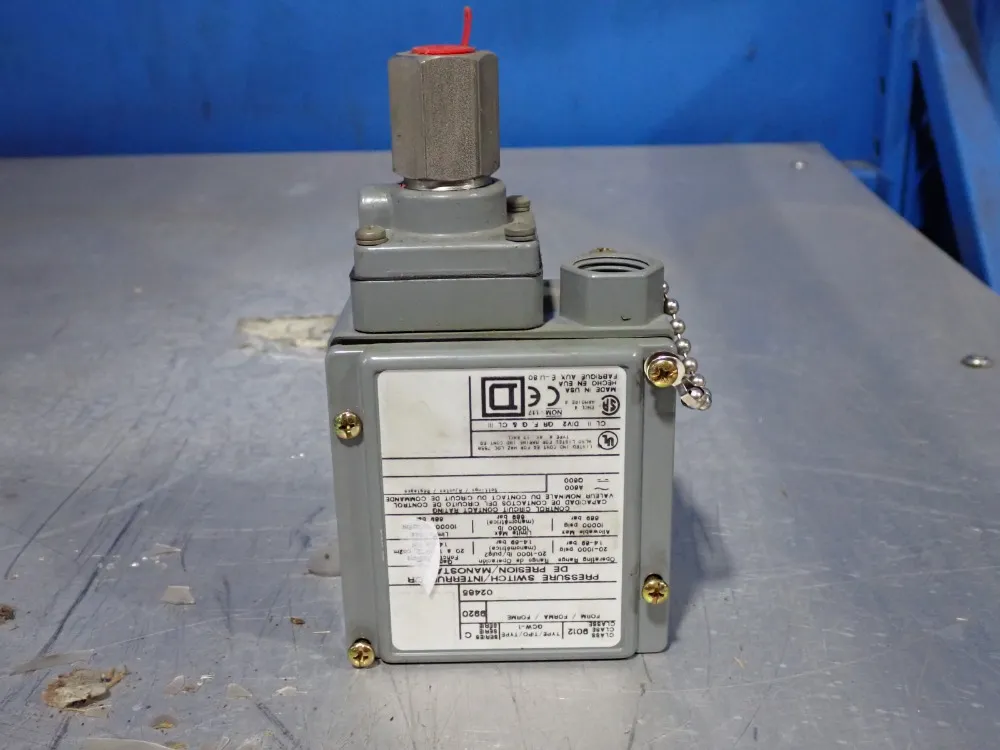Square D Pressure Switch - 9012gcw-1