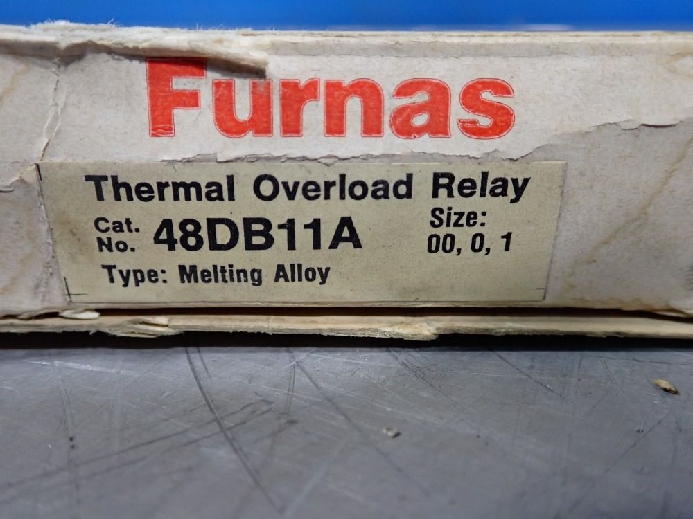 Furnas Electric Co. 600 Vac Thermal Overload Relay - 48db11a