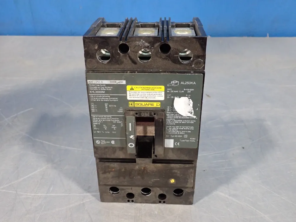 Square D 600 Vac Circuit Breaker - Khl36000m