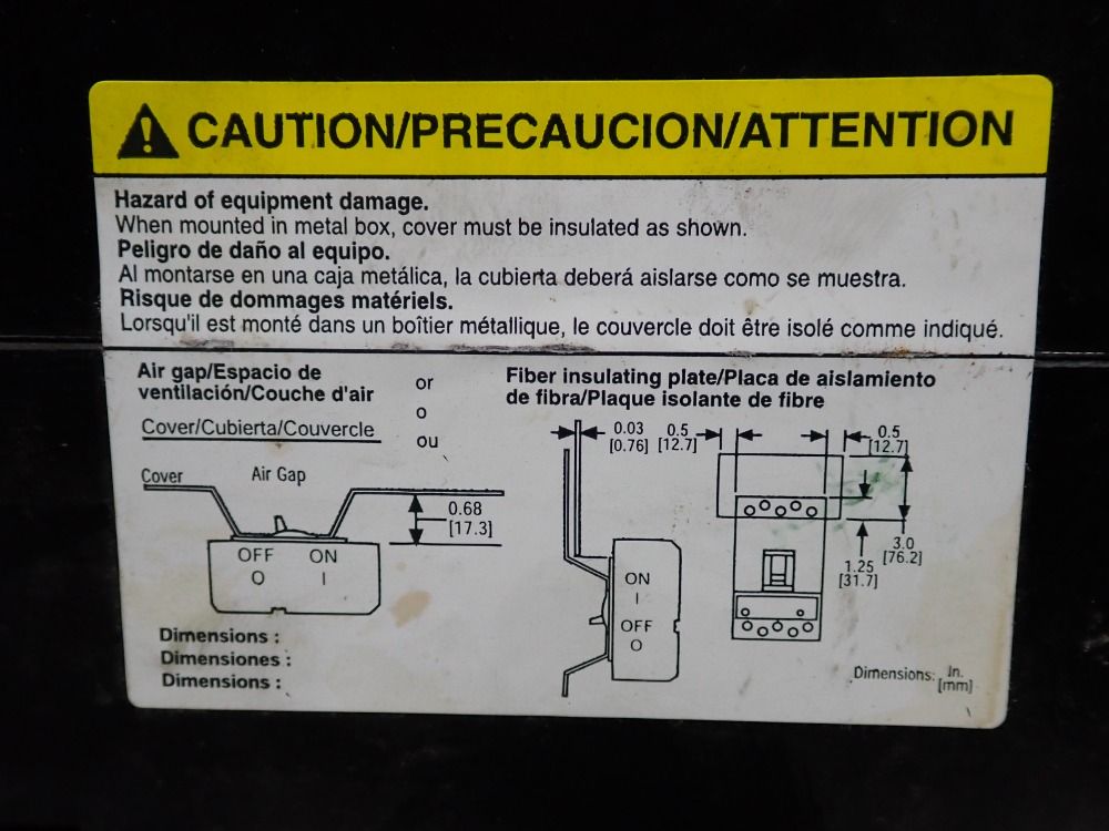 Square D 600 Vac Circuit Breaker - Khl36000m