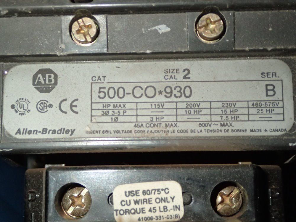 Allen Bradley / Square D Electrical Components