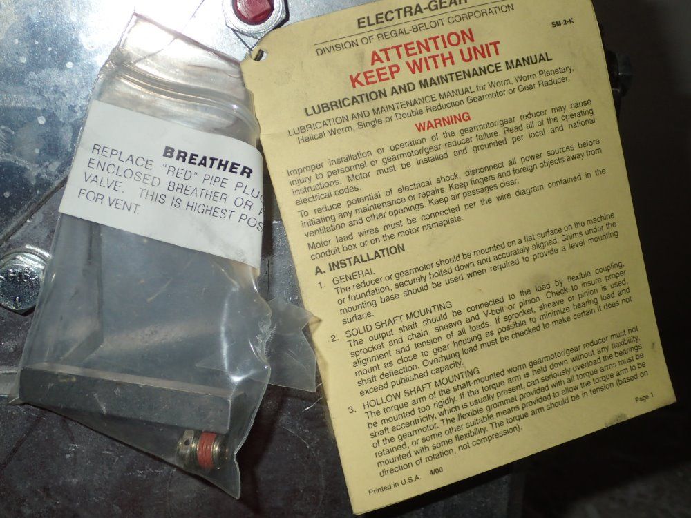 Electra-gear Division Gear Reducer