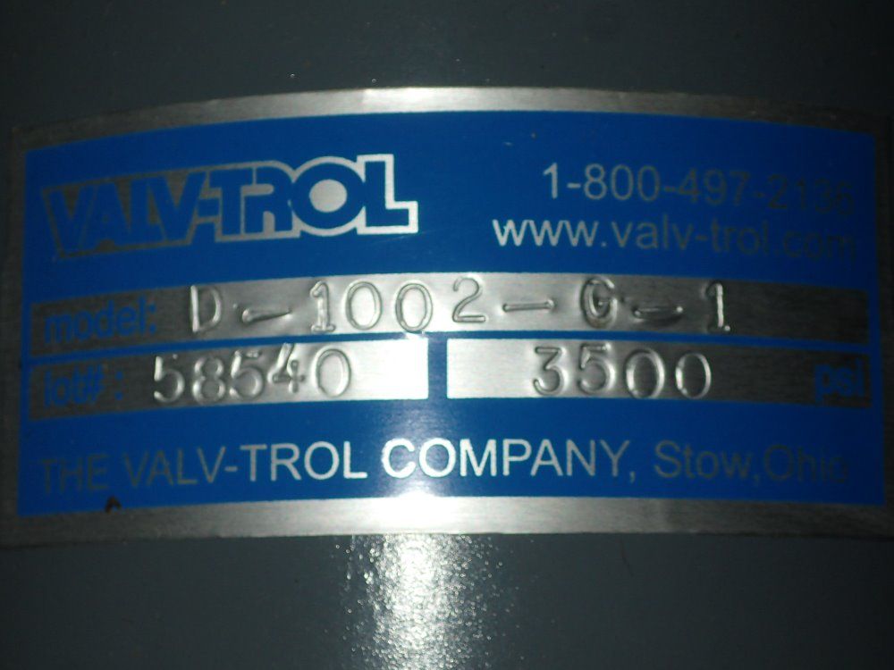 Valv-trol Actuator Valve
