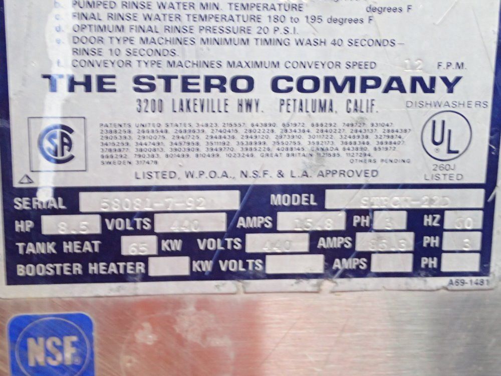 The Stero Co S/s Power Washer