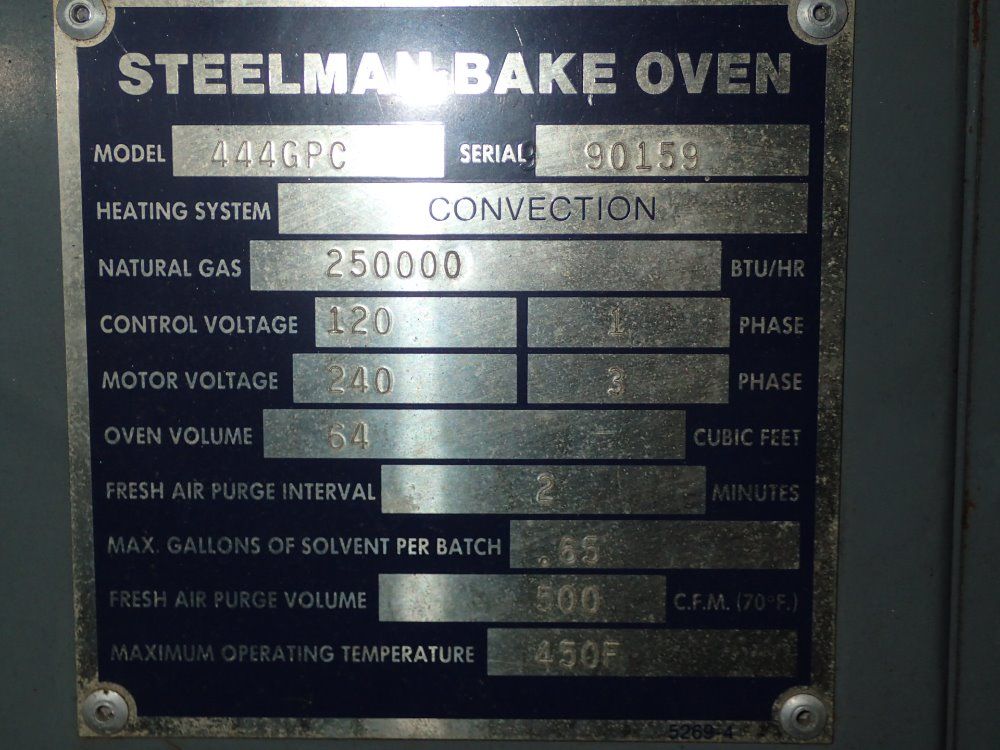 Steelman Convection Bake Oven