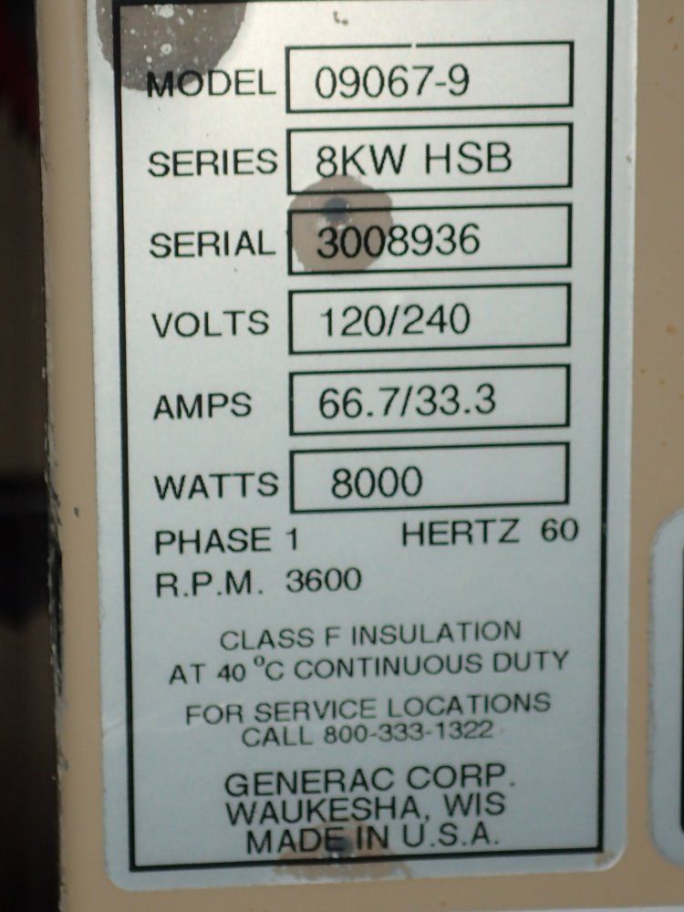 Generac Corp Generator