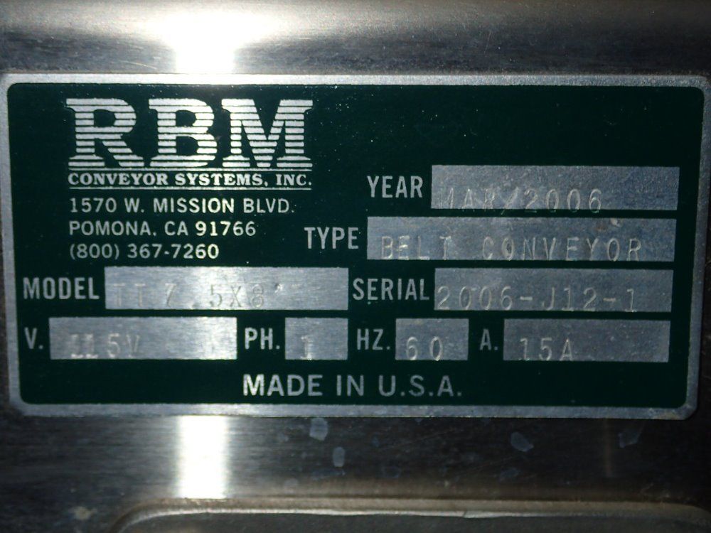 Rbm Power Belt Conveyor