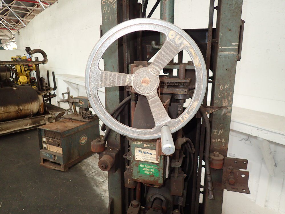 W.a. Whitney Punch Press