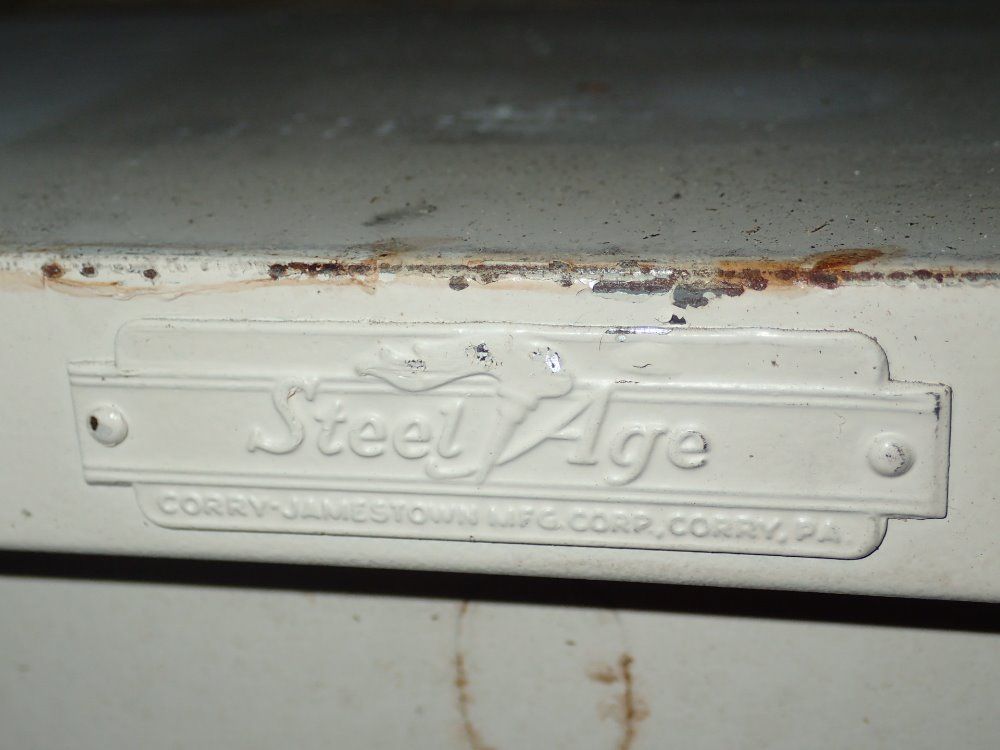 Steel Age Blue Print Cabinet