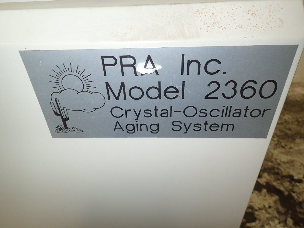 Pra Inc. Crystal Oscillator Aging System