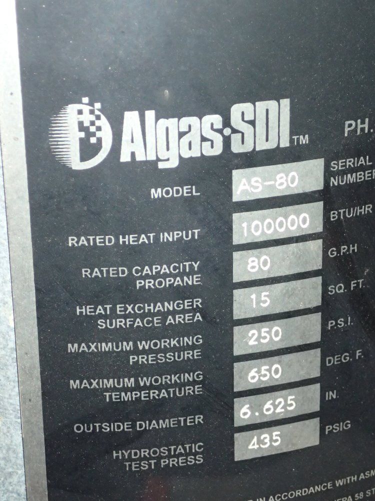 Algas Sdi Tanks