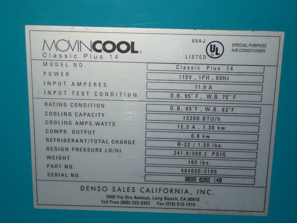 Denso Sales California Inc / Movin Cool Cooler