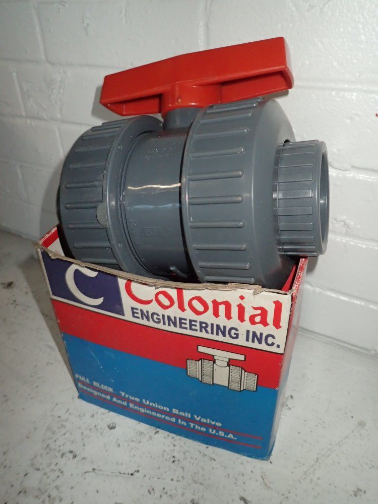 Colonial Plastic Ball Valve