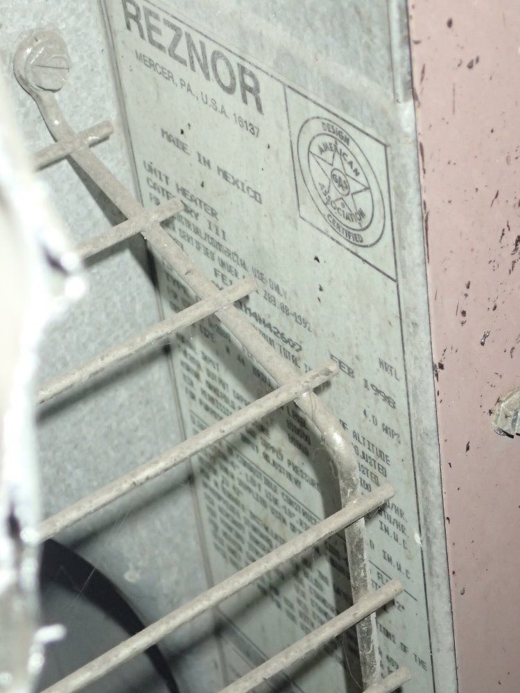 Reznor Natural Gas Heater