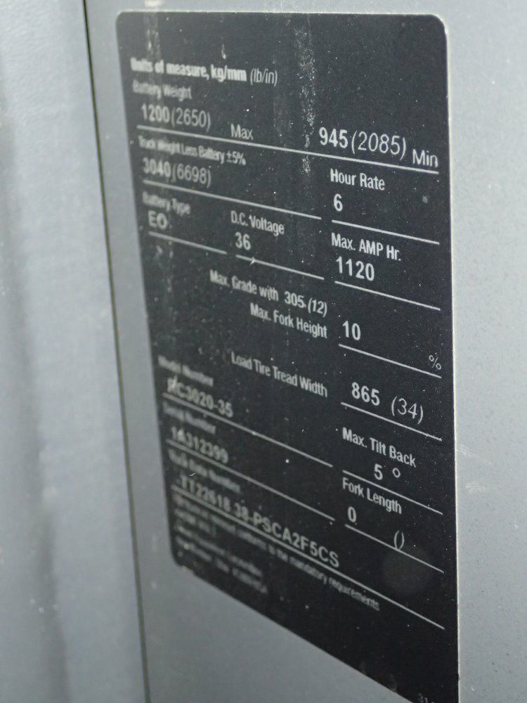 Crown / Rc Electric Order Picker