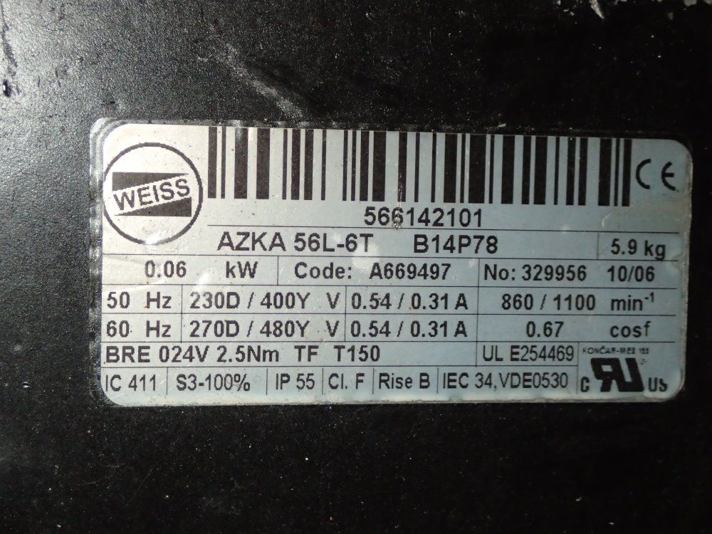 Weiss Rotary Indexer