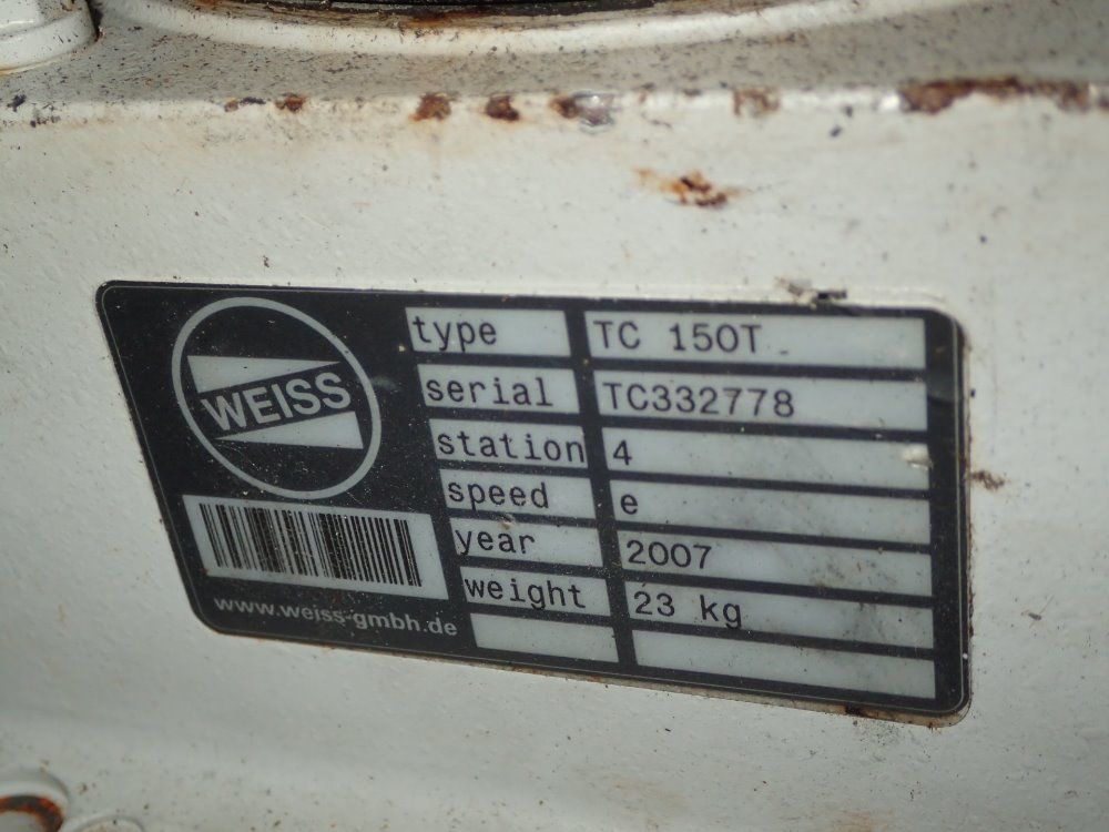 Weiss Rotary Indexer