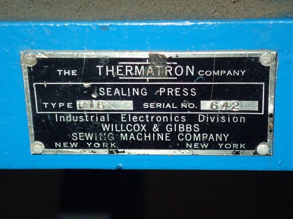 Thermatron Pneumatic Sealing Press