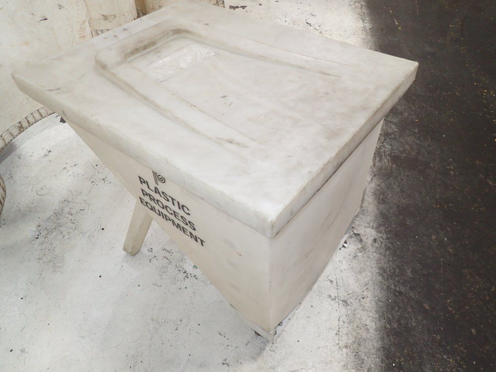 Plastic Process Equip. Portable Plastic Dumping Hopper