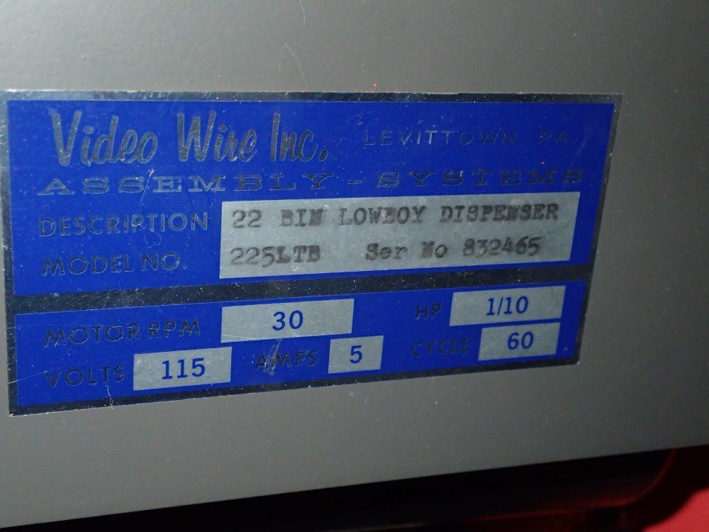 Video Wire Inc Low Boy Dispenser
