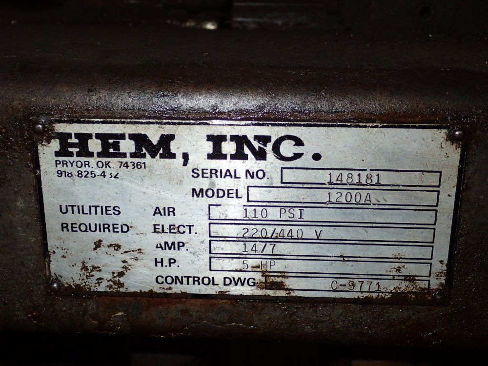 Hem Horizontal Bandsaw