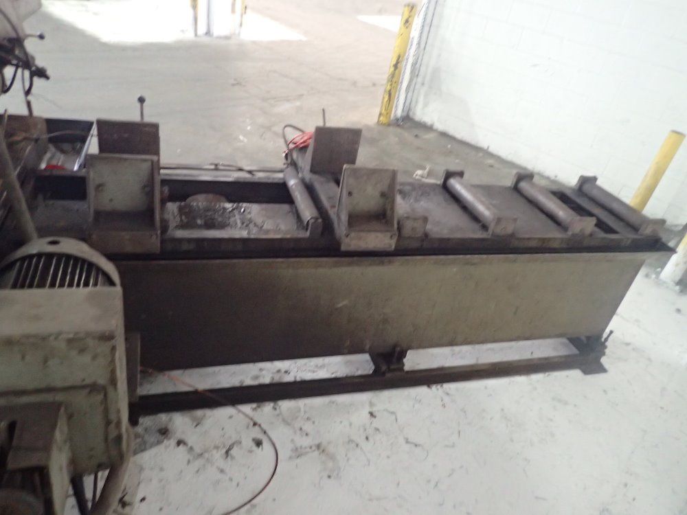 He&m-saw / Hem-saw Horizontal Band Saw W/ Roller Conveyor