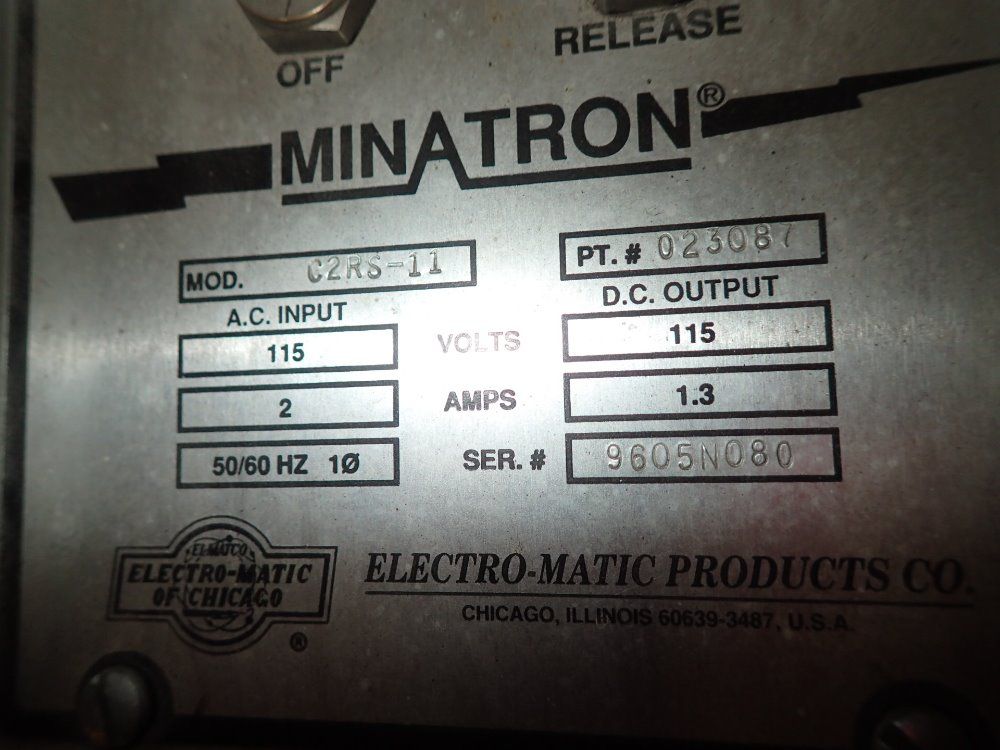Minatron Magnetic Chuck Control