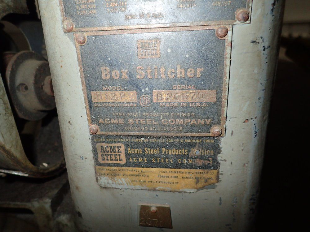 Acme Steel Box Stitcher