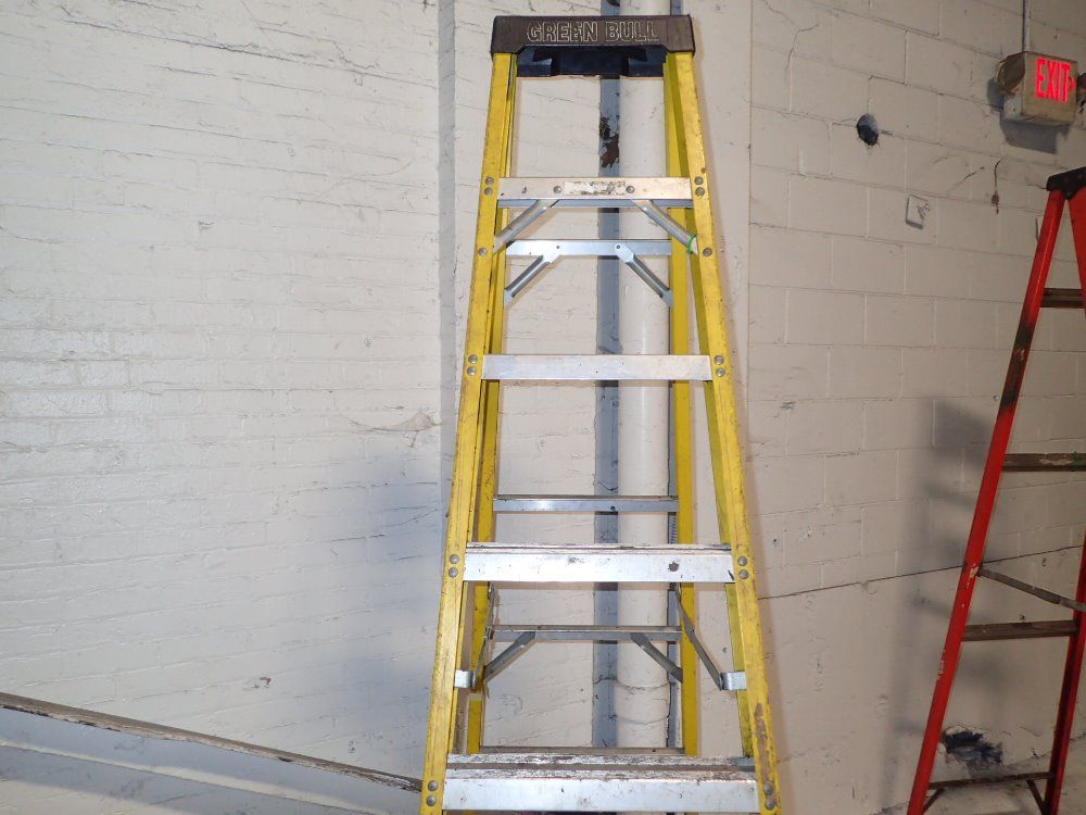 Green Bull Fiberglass A Frame Ladder