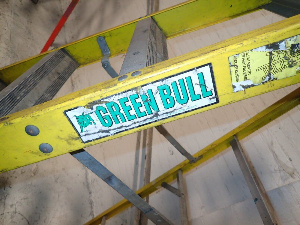Green Bull Fiberglass A Frame Ladder