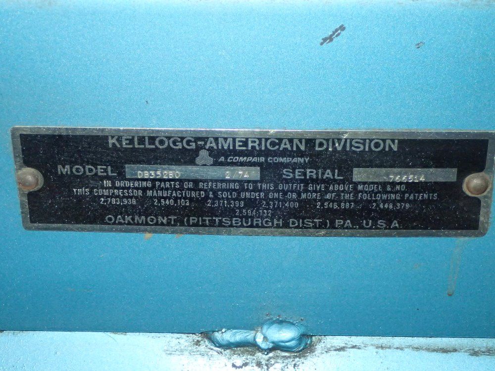 Kellog-american Air Compressor