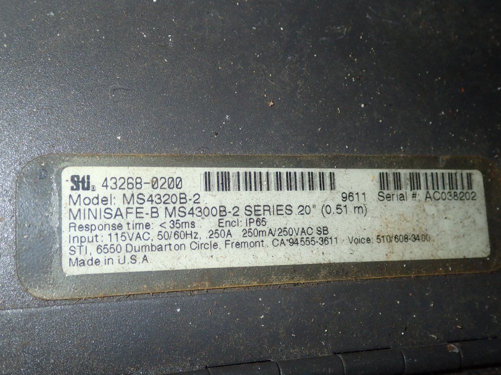 Sti Light Curtain Control - Ms4320b-2