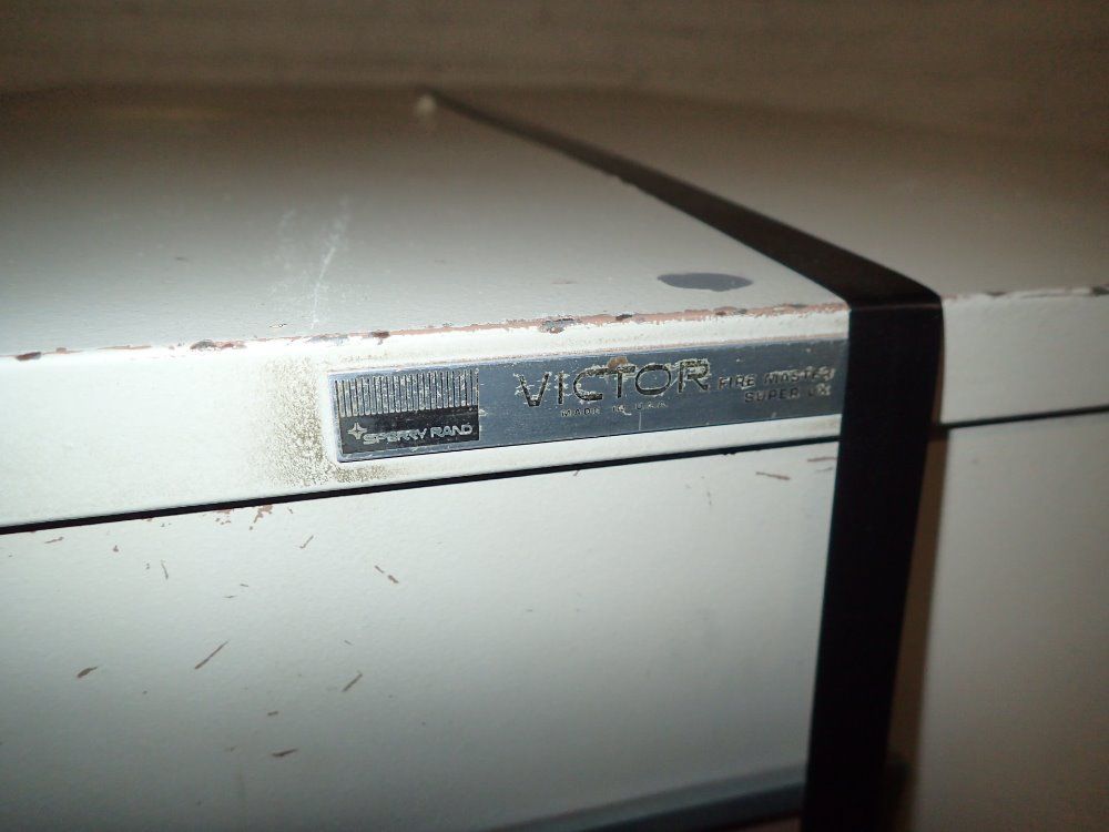 Sperry Rand/victor Fireproof File Cabinet