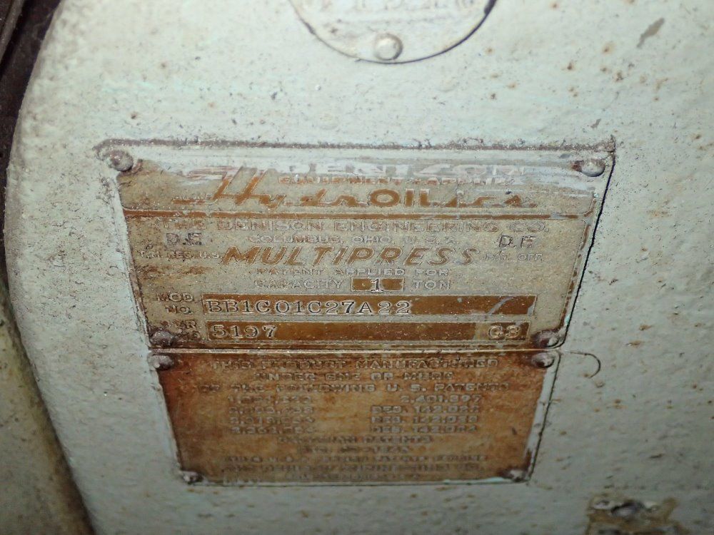 Denison/multipress Hydraulic Press