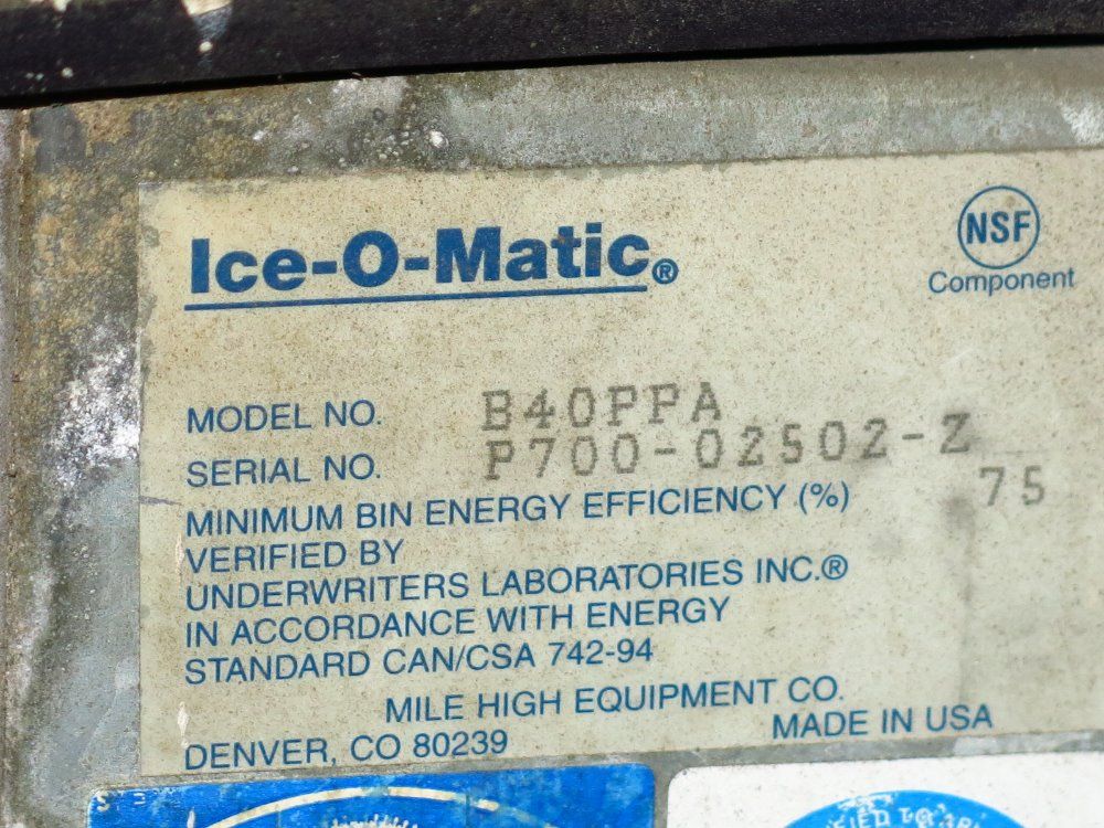 Ice-o-matic Ice Maker