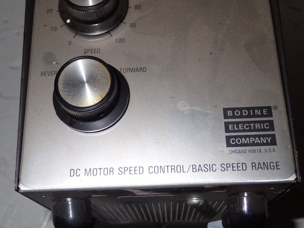 Bodine Electric Co. Dc Motor Speed Control