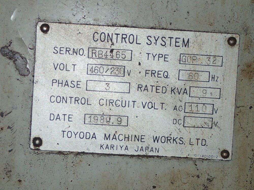 Toyoda Universal Grinder