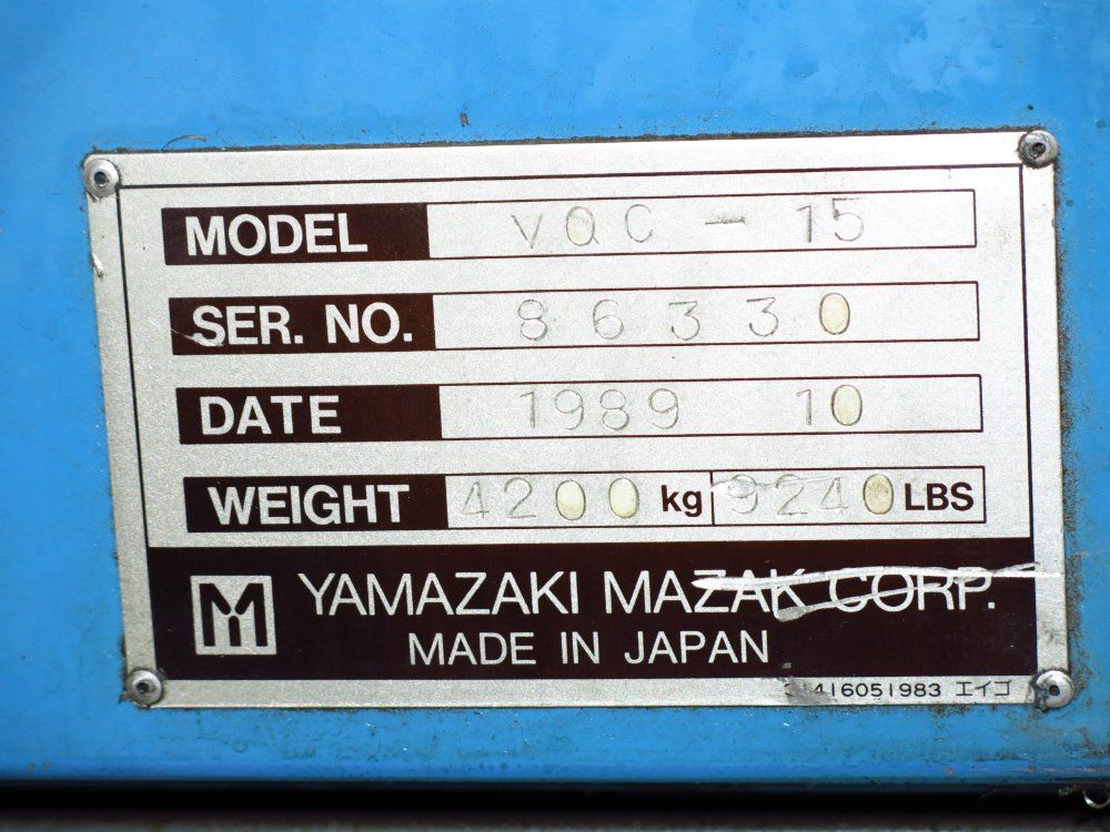 Mazak Cnc Machining Center