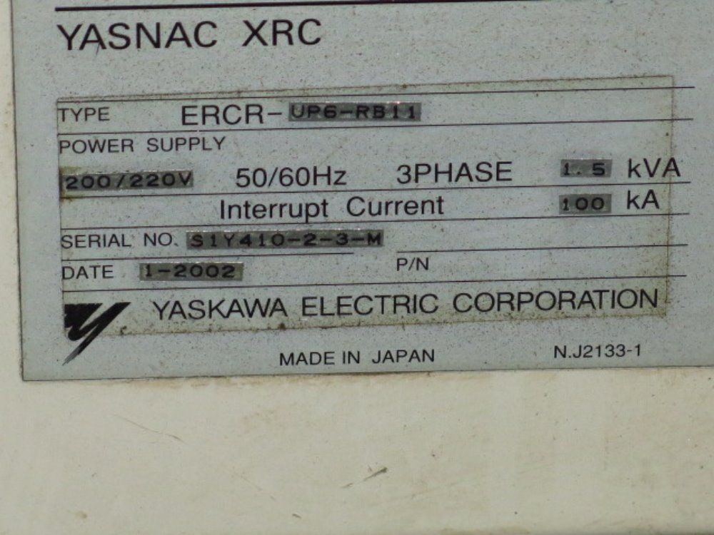 Yasnac Robot Controller