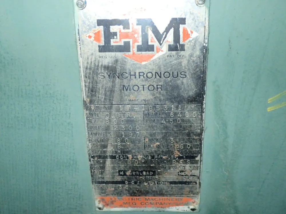 Electric Machinery Mfg. Co. Motor