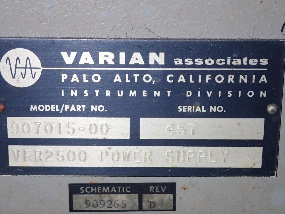 Varian Associates Electromagnet